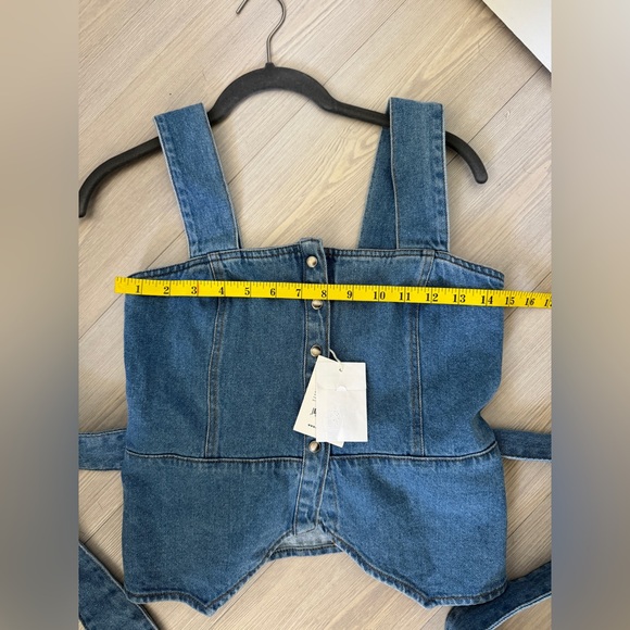 NANUSHKA Kaiko Top 90’s Blue Size S - Picture 7 of 14